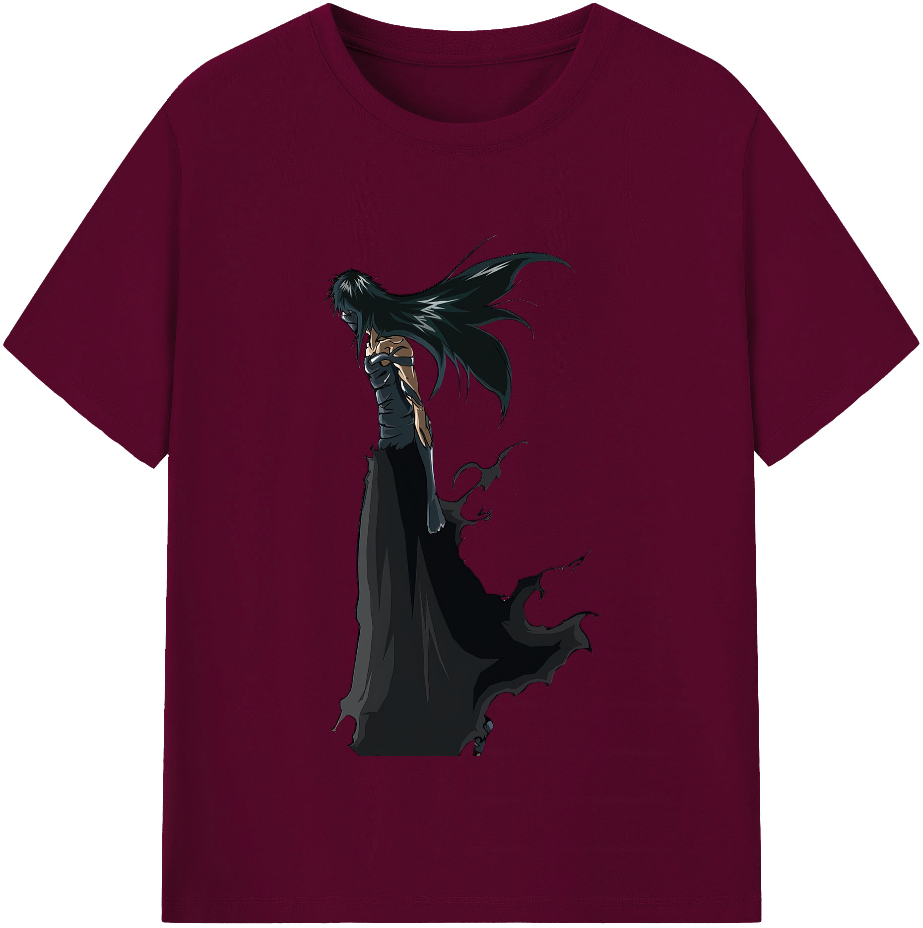 （画像用） ブリーチ 黒崎一護（くろさき いちご）BLEACH Kurosaki Ichigo レディースカジュアルプリントTシャツ（綿100％）